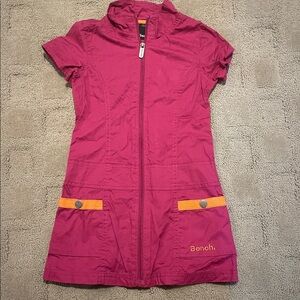 Bench Zip up Pink  Dress with Orange Details